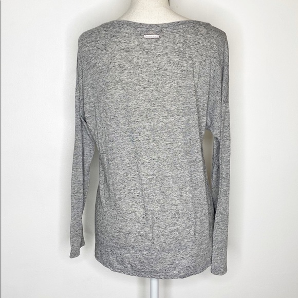 VICTORIA’S SECRET Henley Style Pajama Top Gray S - Picture 3 of 8